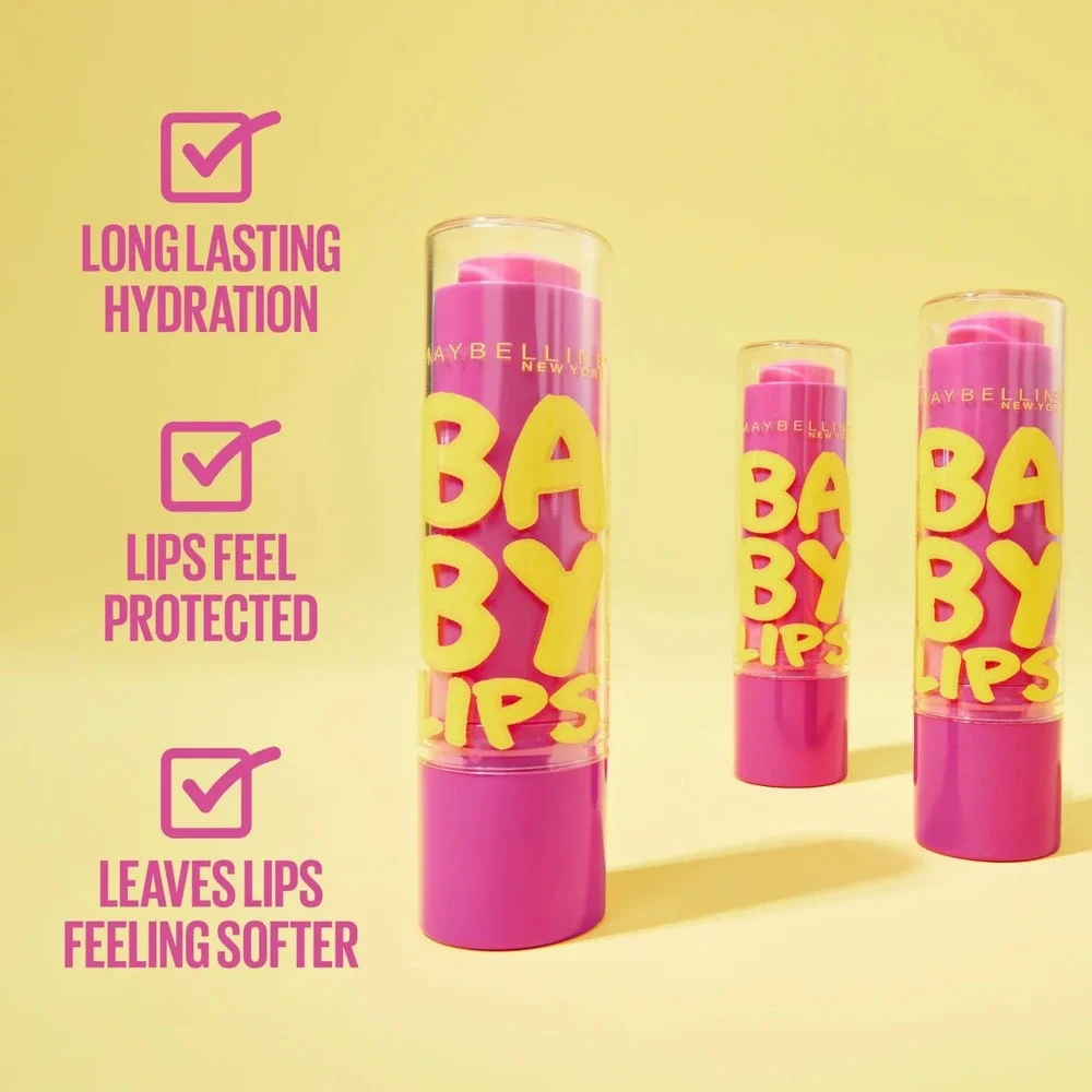 Maybelline Baby Lips Moisturizing Lip Balm, Pink Punch